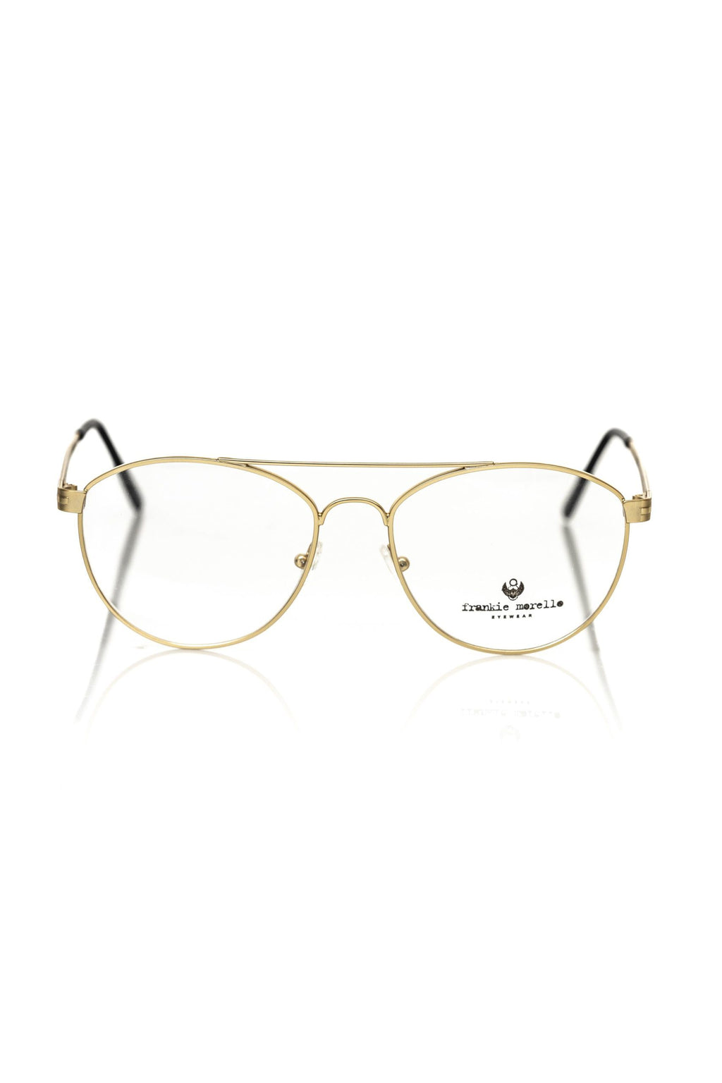 Frankie Morello Gold Glasses Frames for Men