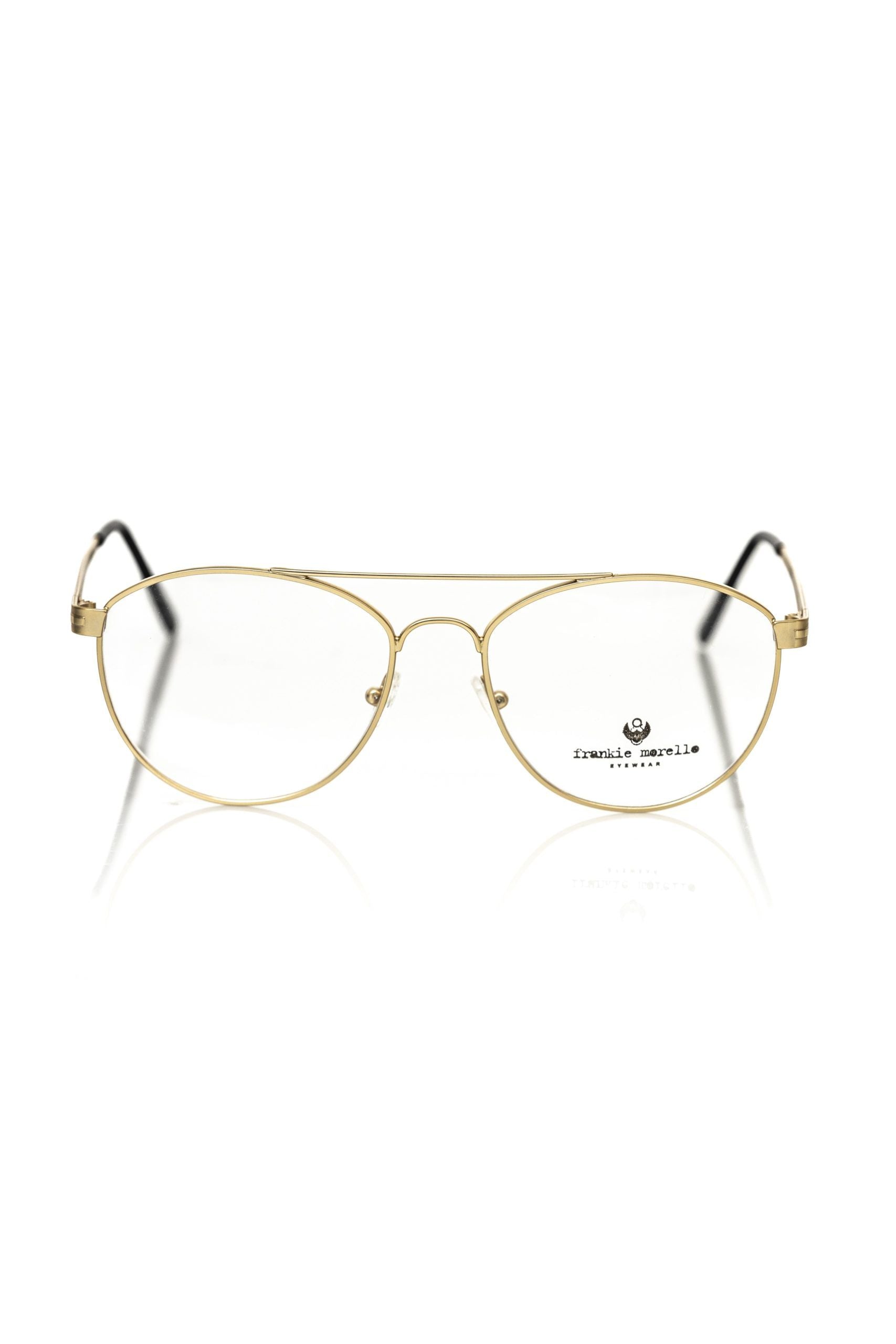 Frankie Morello Gold Glasses Frames for Men