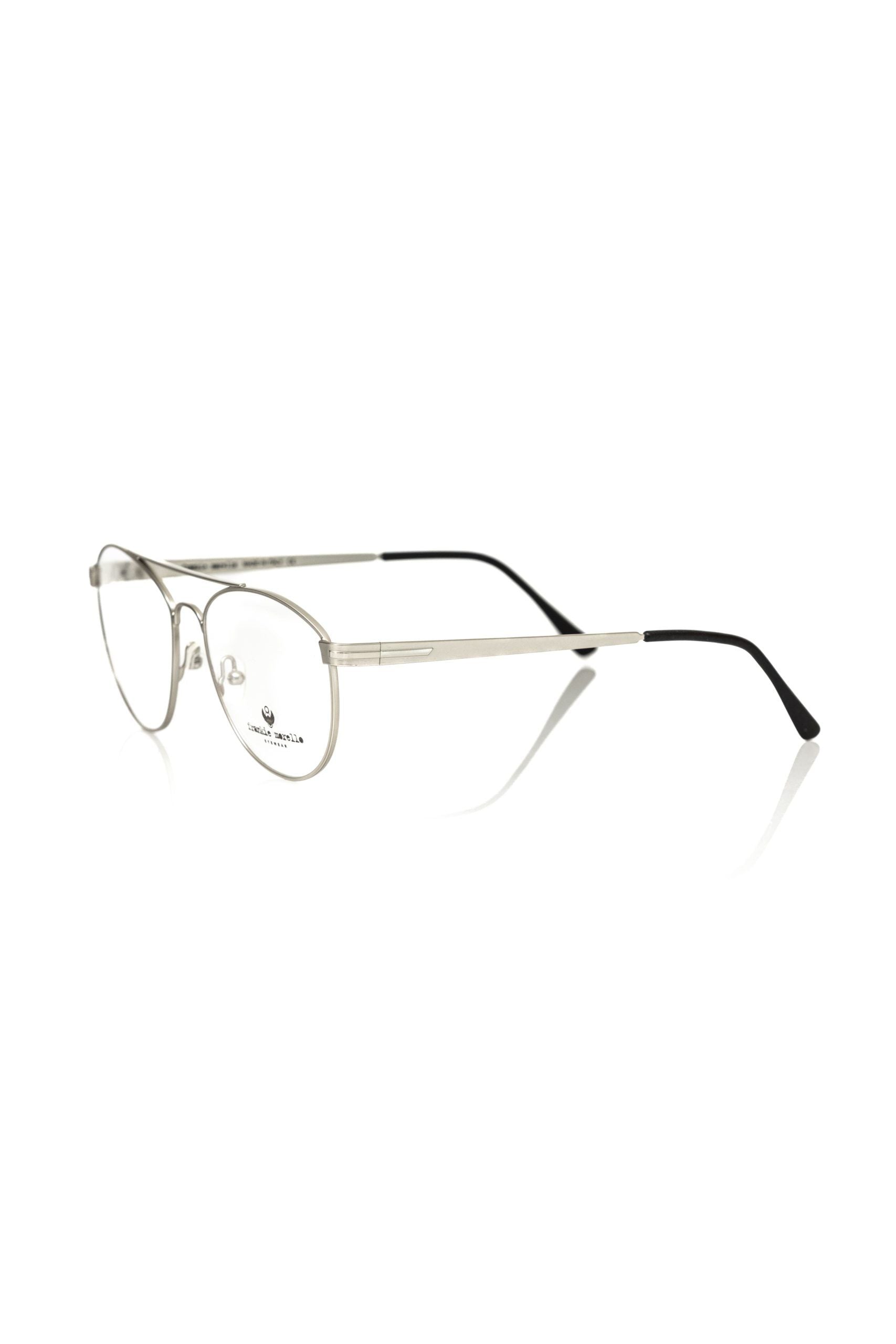 Frankie Morello Silver Glasses Frames for Men alternate view