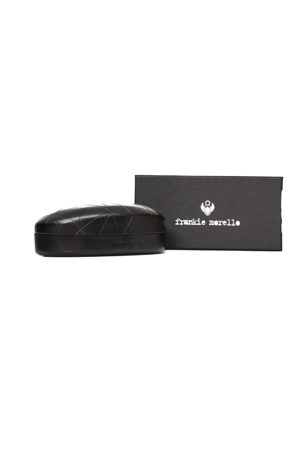 Frankie Morello Gray Metallic Men's Eyeglass Frame