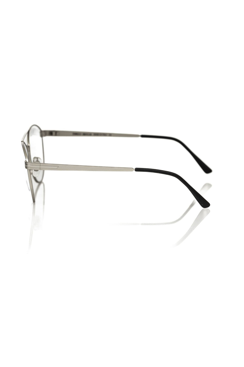 Frankie Morello Silver Glasses Frames for Men detail view