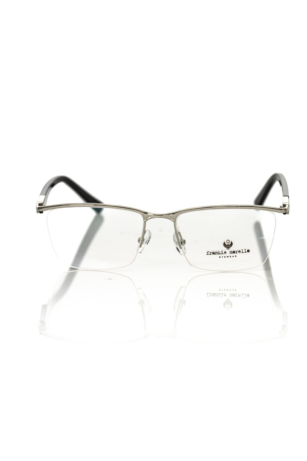 Frankie Morello Black Glasses Frames for Men
