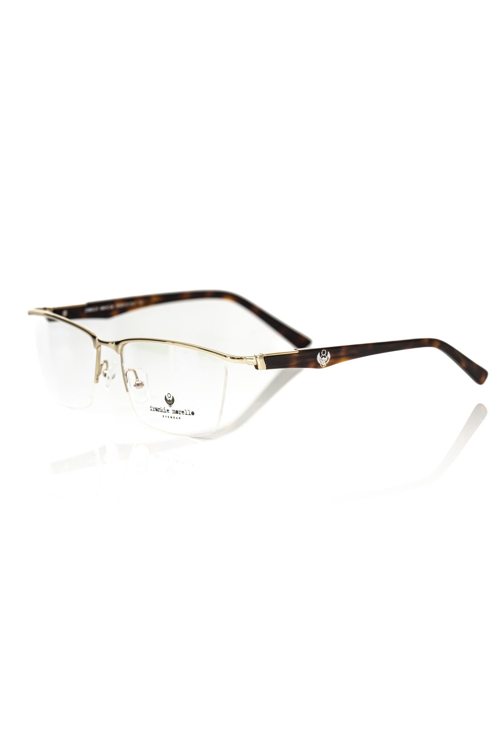 Frankie Morello Gold Glasses Frames for Men alternate view