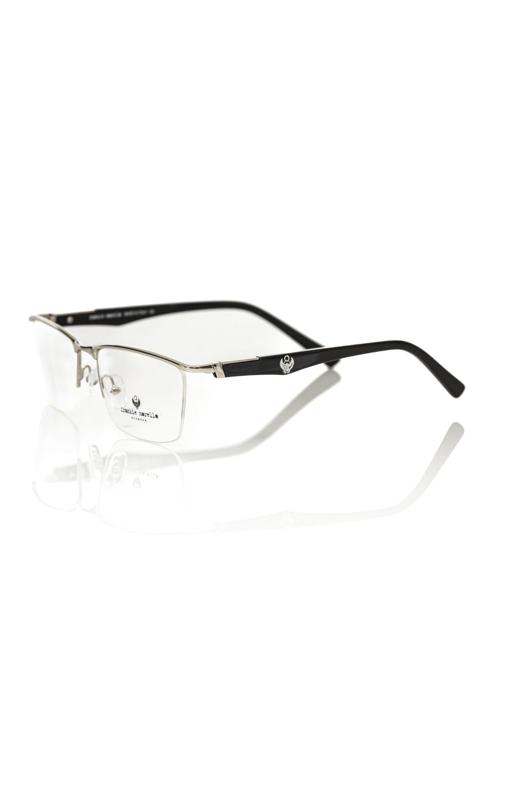 Frankie Morello Black Glasses Frames for Men alternate view