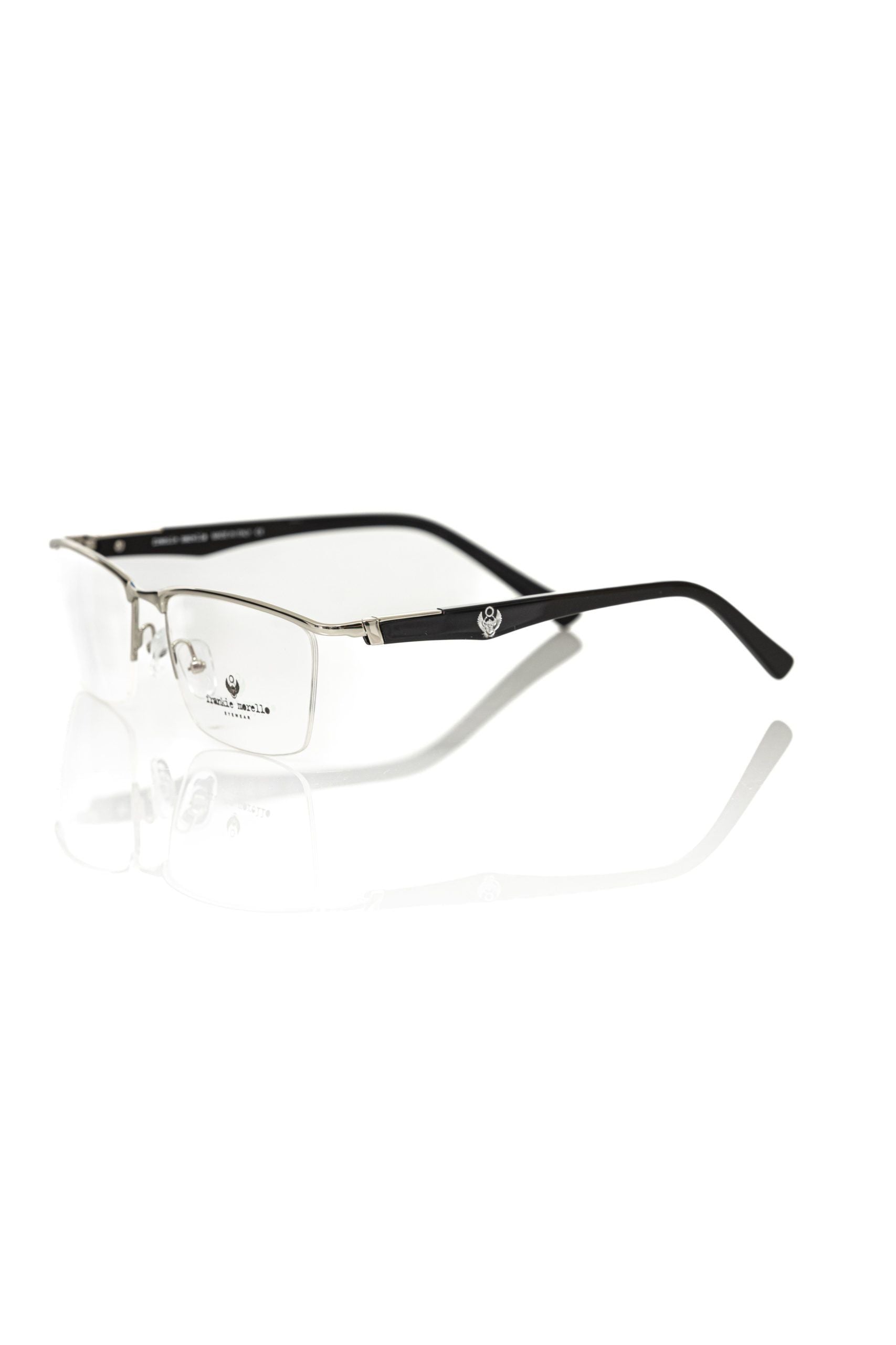 Frankie Morello Black Glasses Frames for Men alternate view