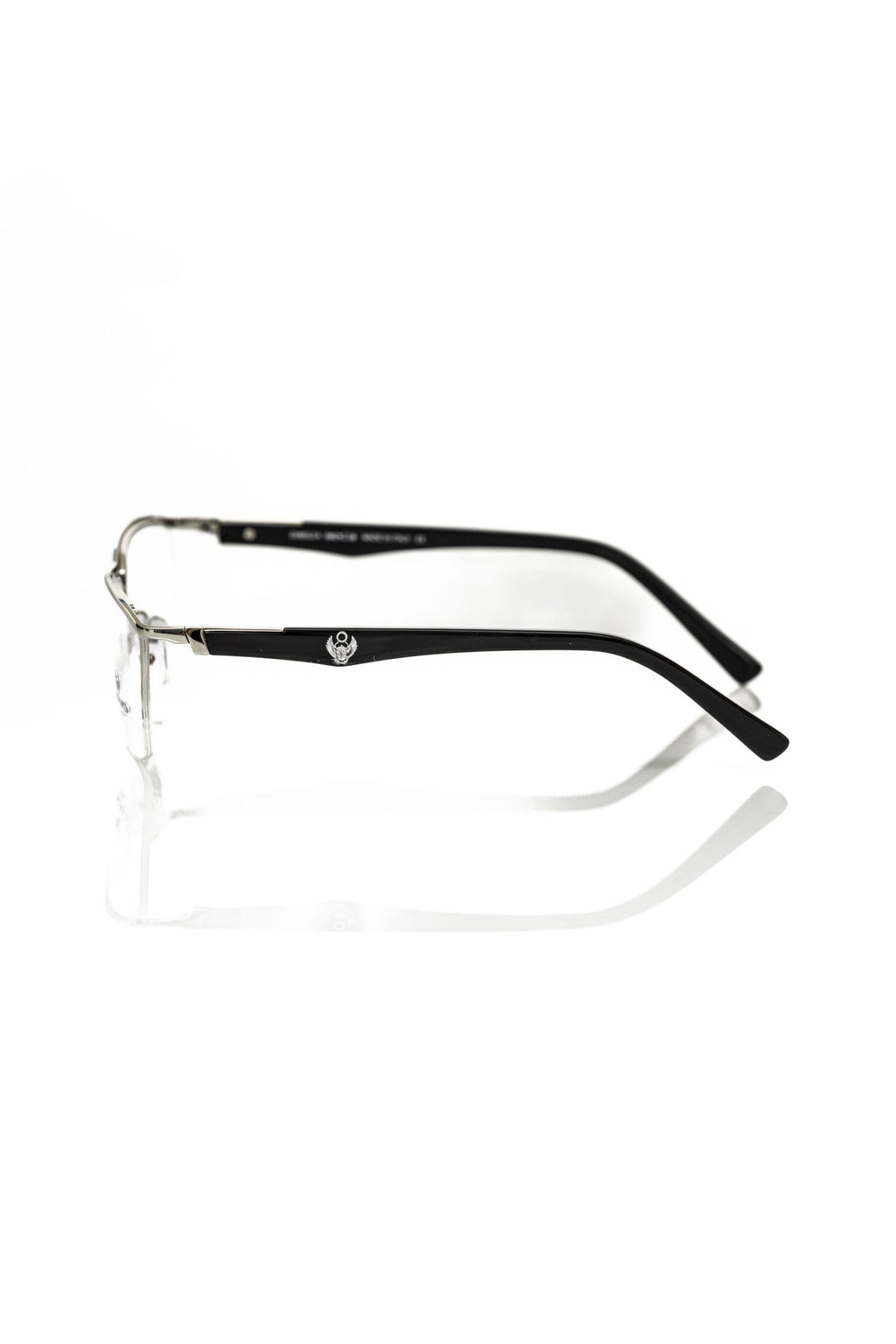Frankie Morello Black Glasses Frames for Men detail view