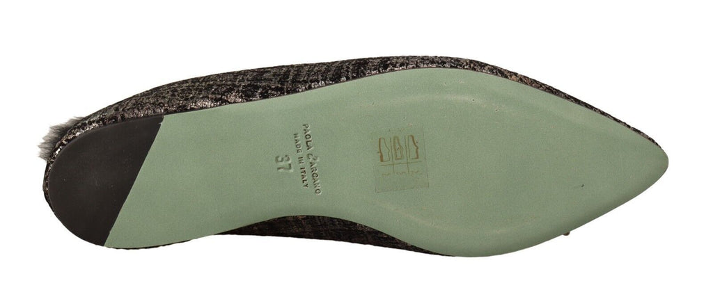 Paola D'Arcano Gold Mules for Women additional view