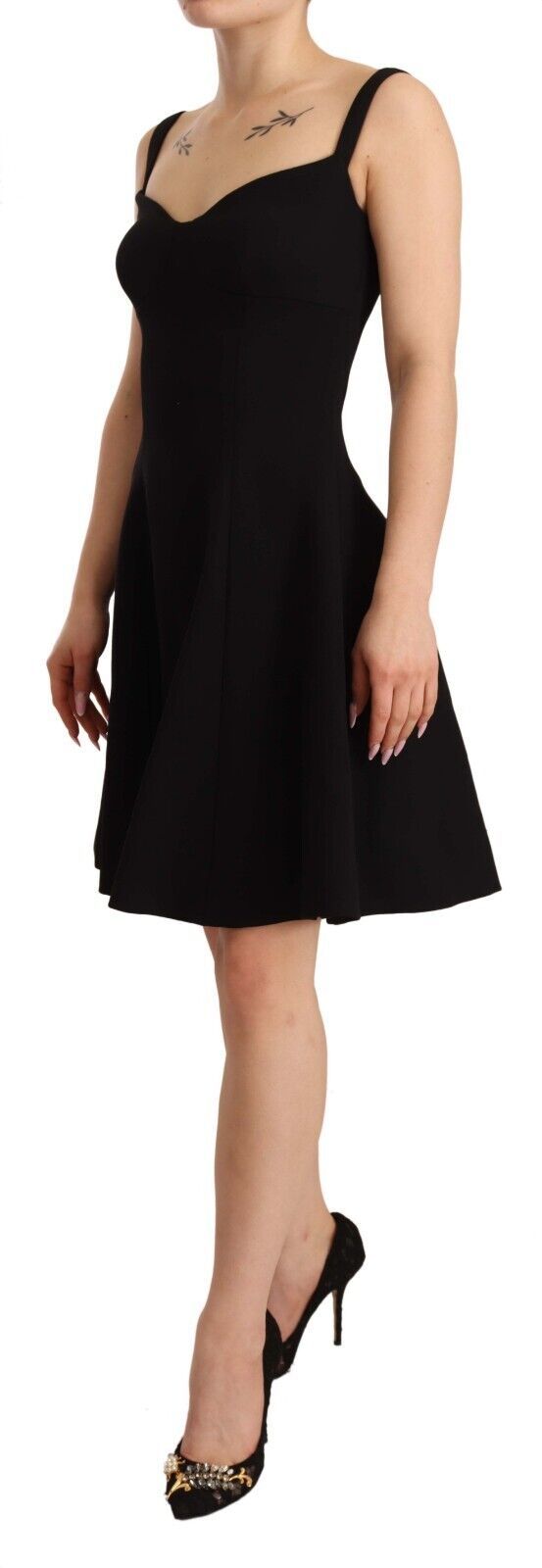 Dolce & Gabbana Black Midi Dress for Women alternate view