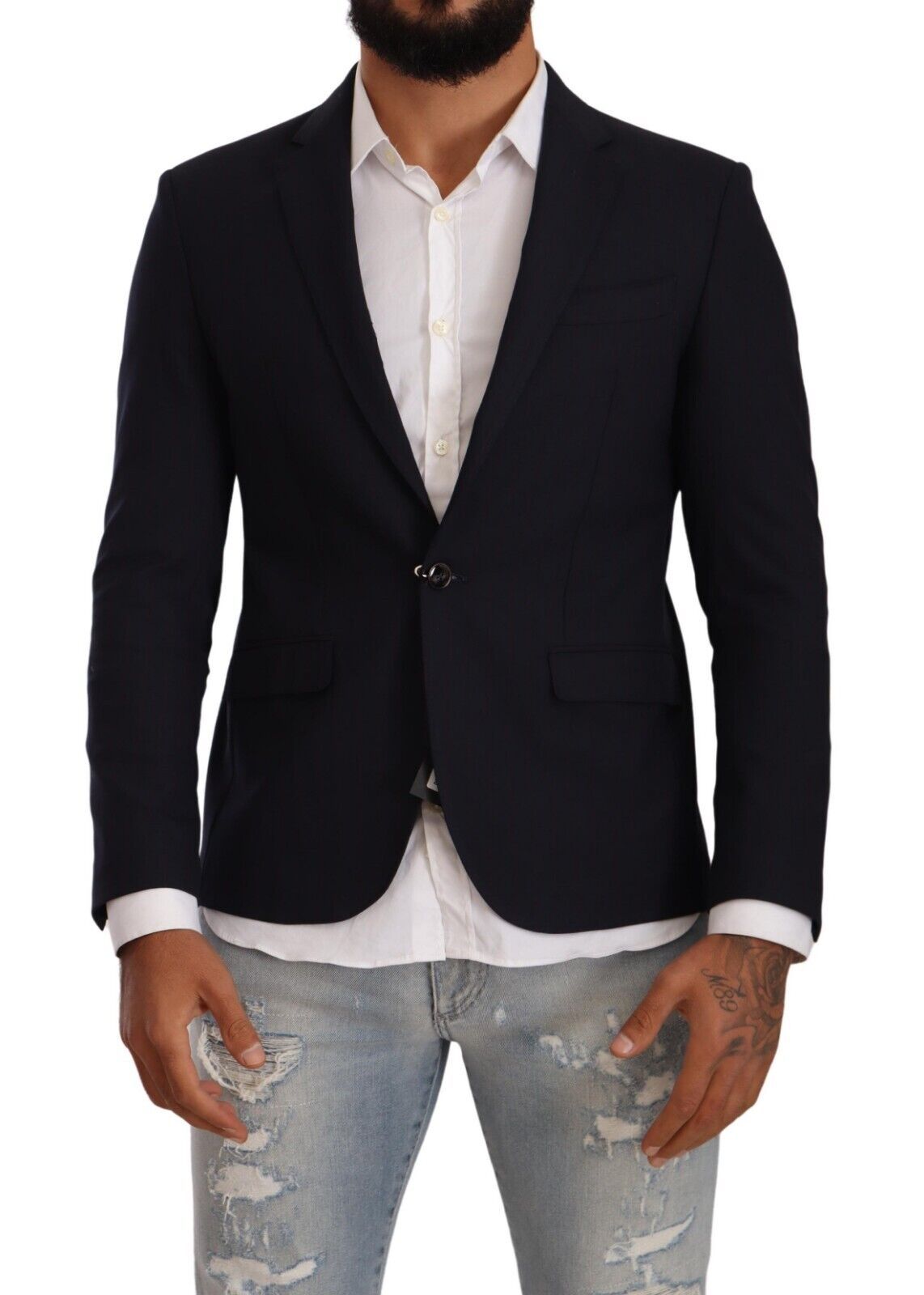 Domenico Tagliente Black Blazer for Men