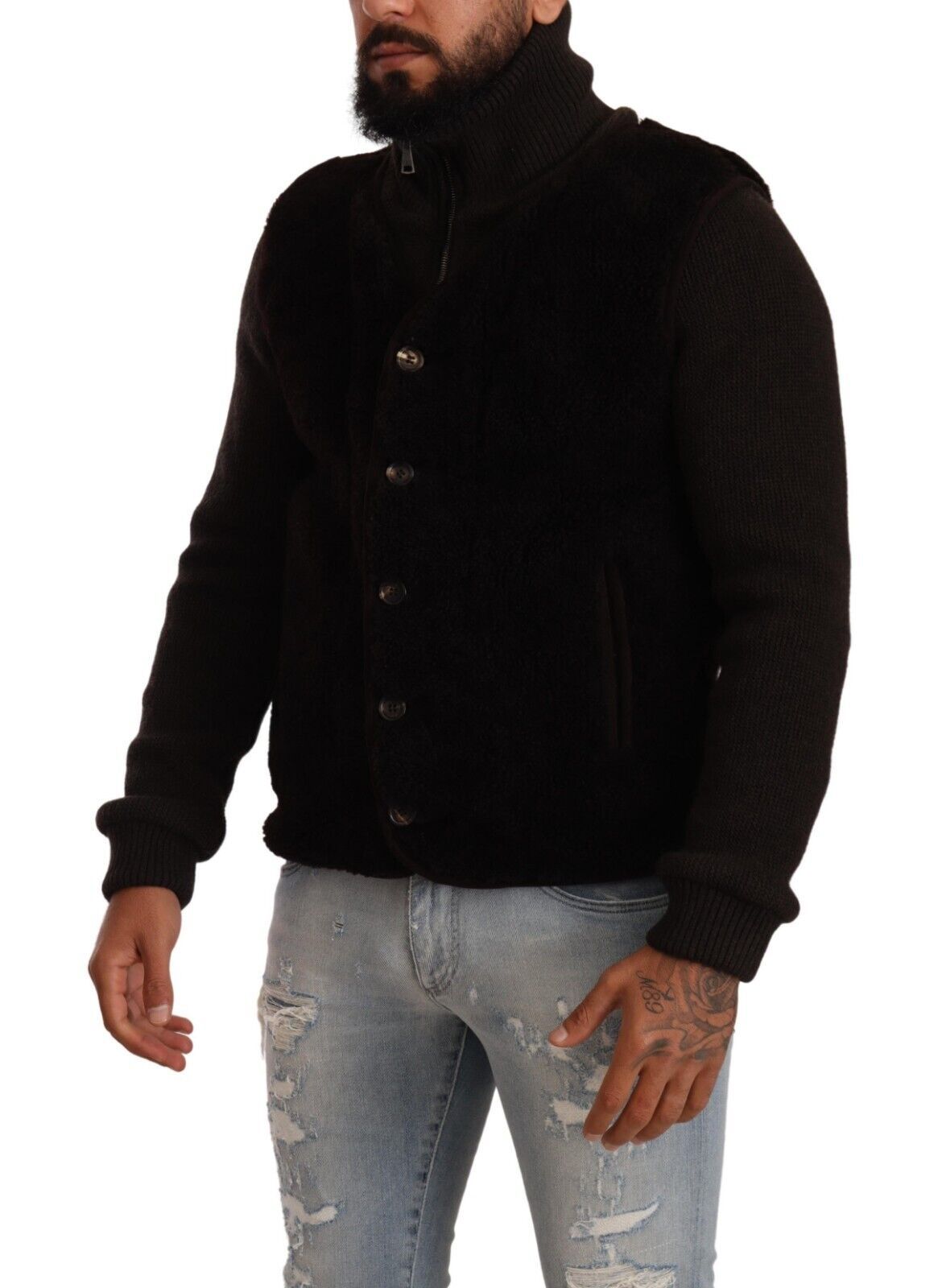 Dolce & Gabbana Black Bomber for Men alternate view