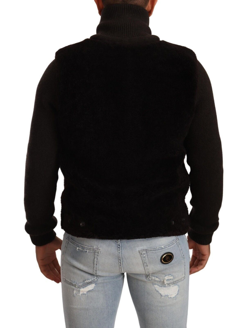 Dolce & Gabbana Black Bomber for Men detail view