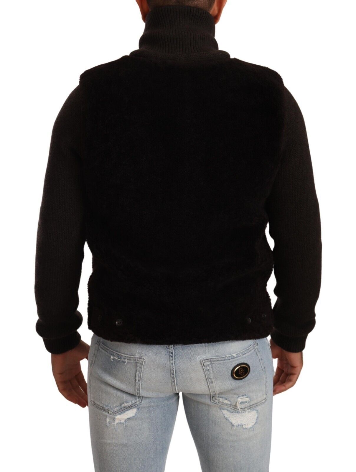 Dolce & Gabbana Black Bomber for Men detail view