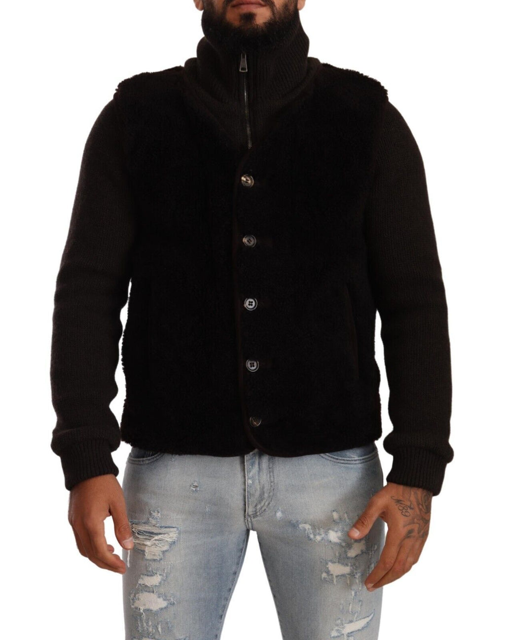 Dolce & Gabbana Black Bomber for Men