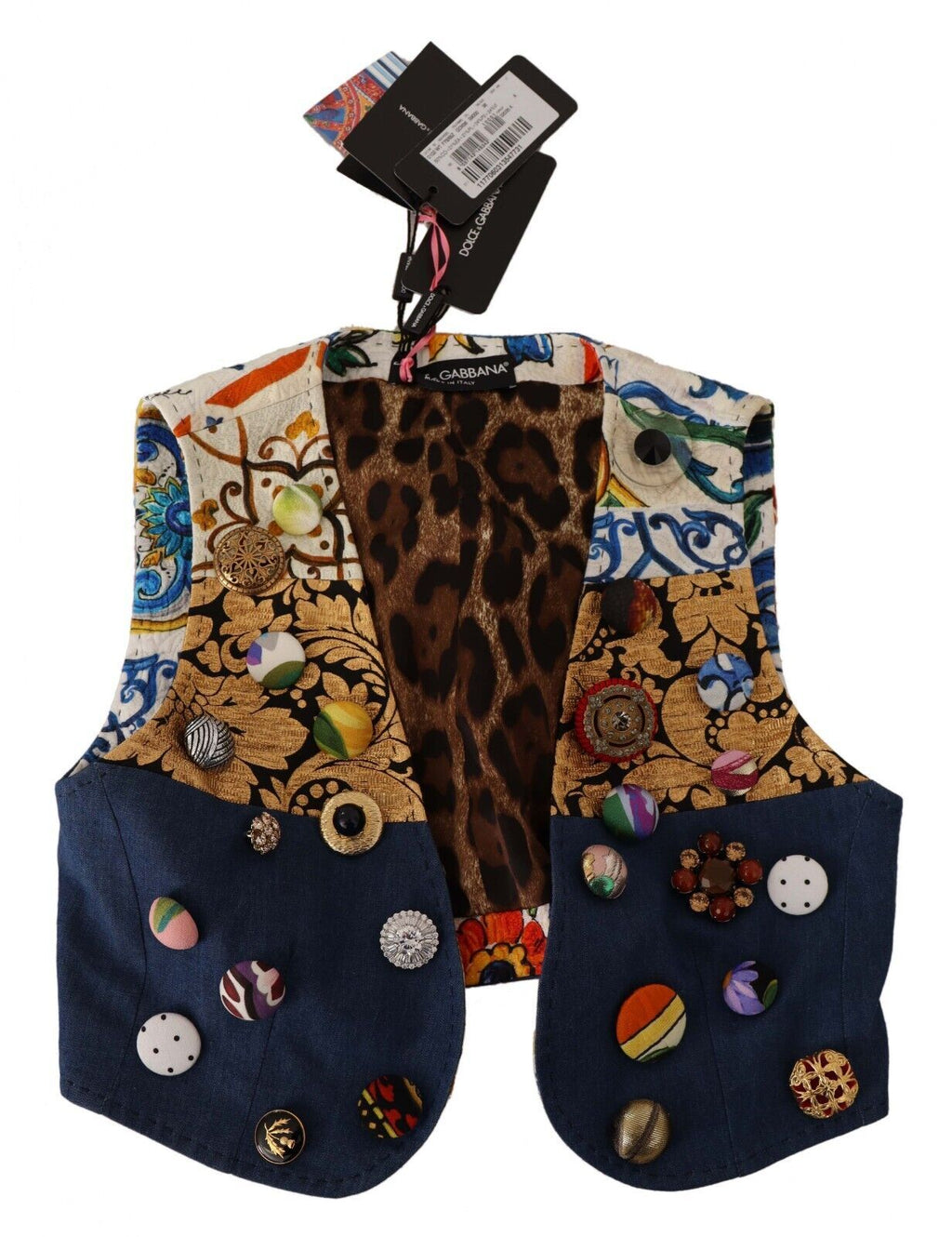 Dolce & Gabbana Multicolor Waistcoats for Women additional view