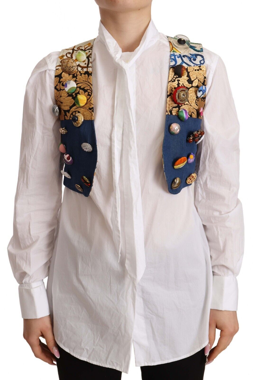 Dolce & Gabbana Multicolor Waistcoats for Women