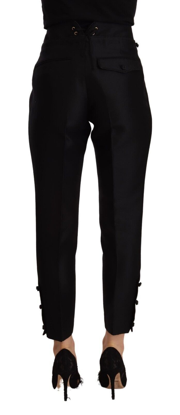 Dsquared² Black Skinny Pants for Women detail view
