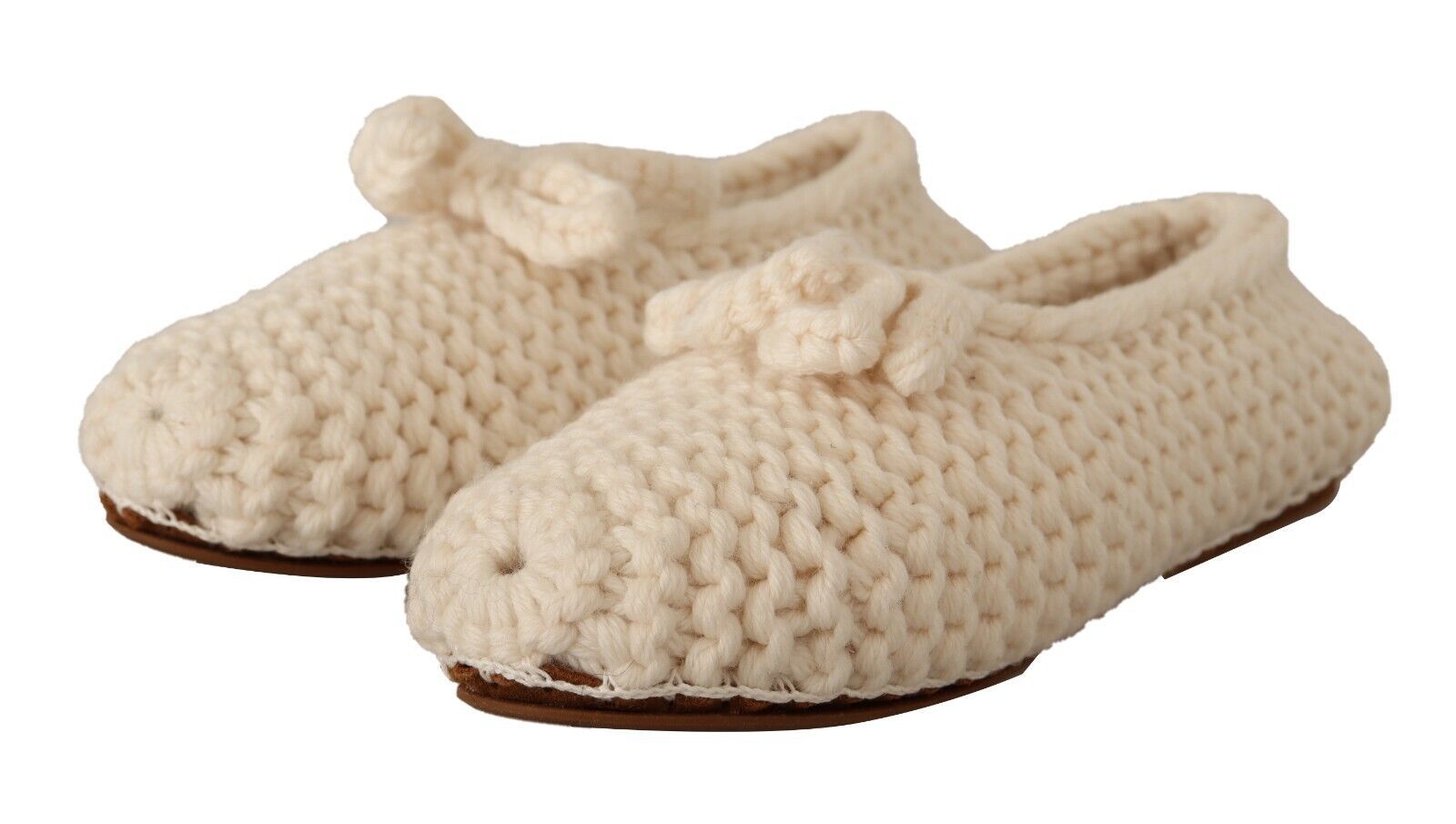 Dolce & Gabbana White Ballet Flats for Women detail view