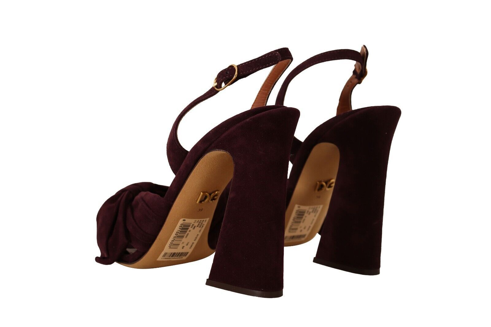 Dolce & Gabbana Purple Stiletto Heels for Women detail view
