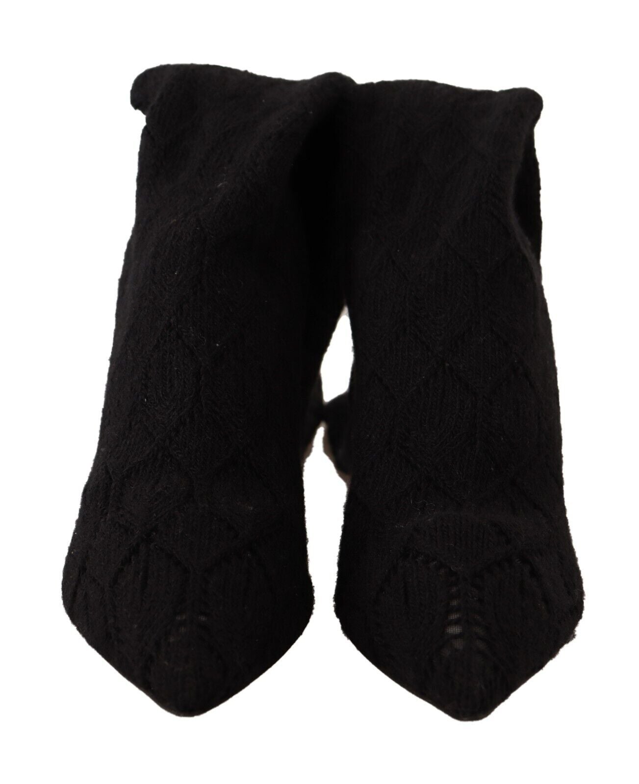 Chaussures Bottines Hautes Dolce & Gabbana Noires Chaussettes Extensibles