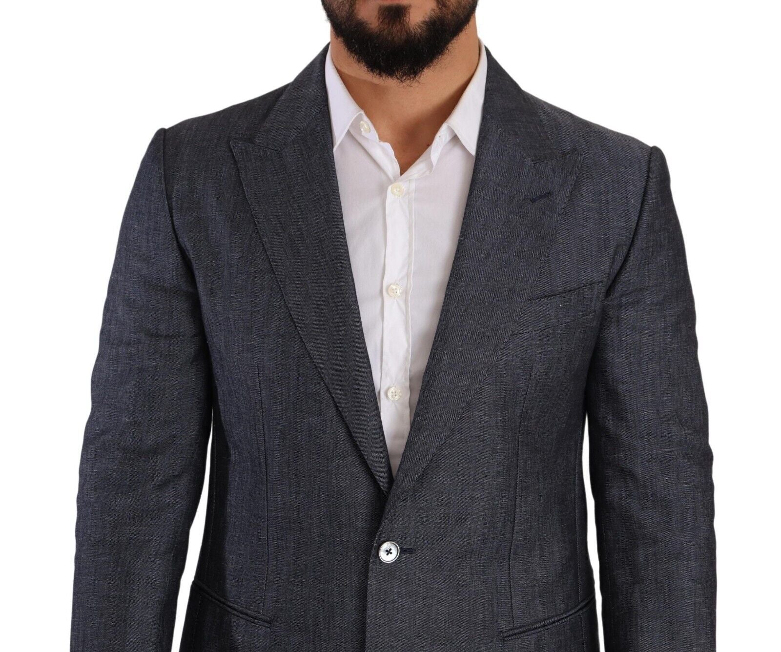 Dolce & Gabbana Blue Blazer for Men side view