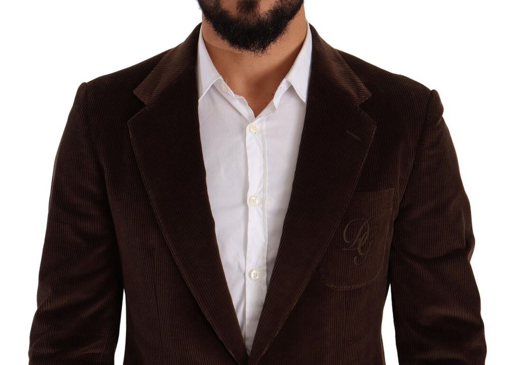 Dolce & Gabbana Brown Blazer for Men detail view