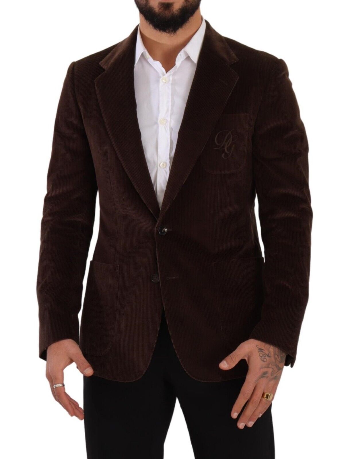 Dolce & Gabbana Brown Blazer for Men side view