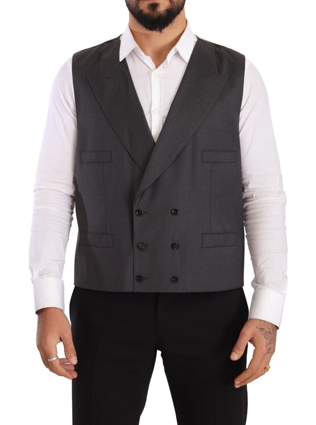 Dolce & Gabbana Grey Two Piece Suits for Men additional view