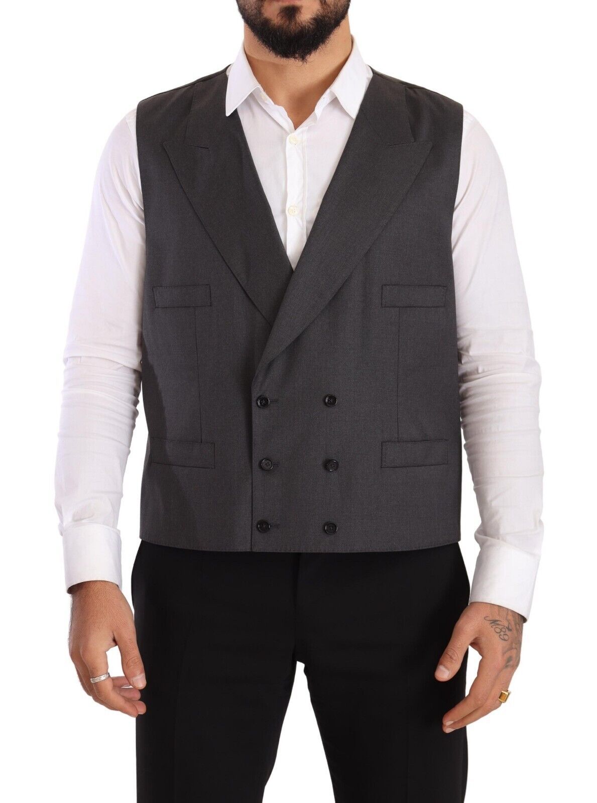 Dolce & Gabbana Grey Two Piece Suits for Men additional view