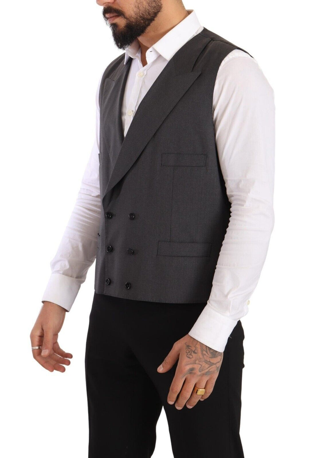 Dolce & Gabbana Grey Two Piece Suits for Men additional view