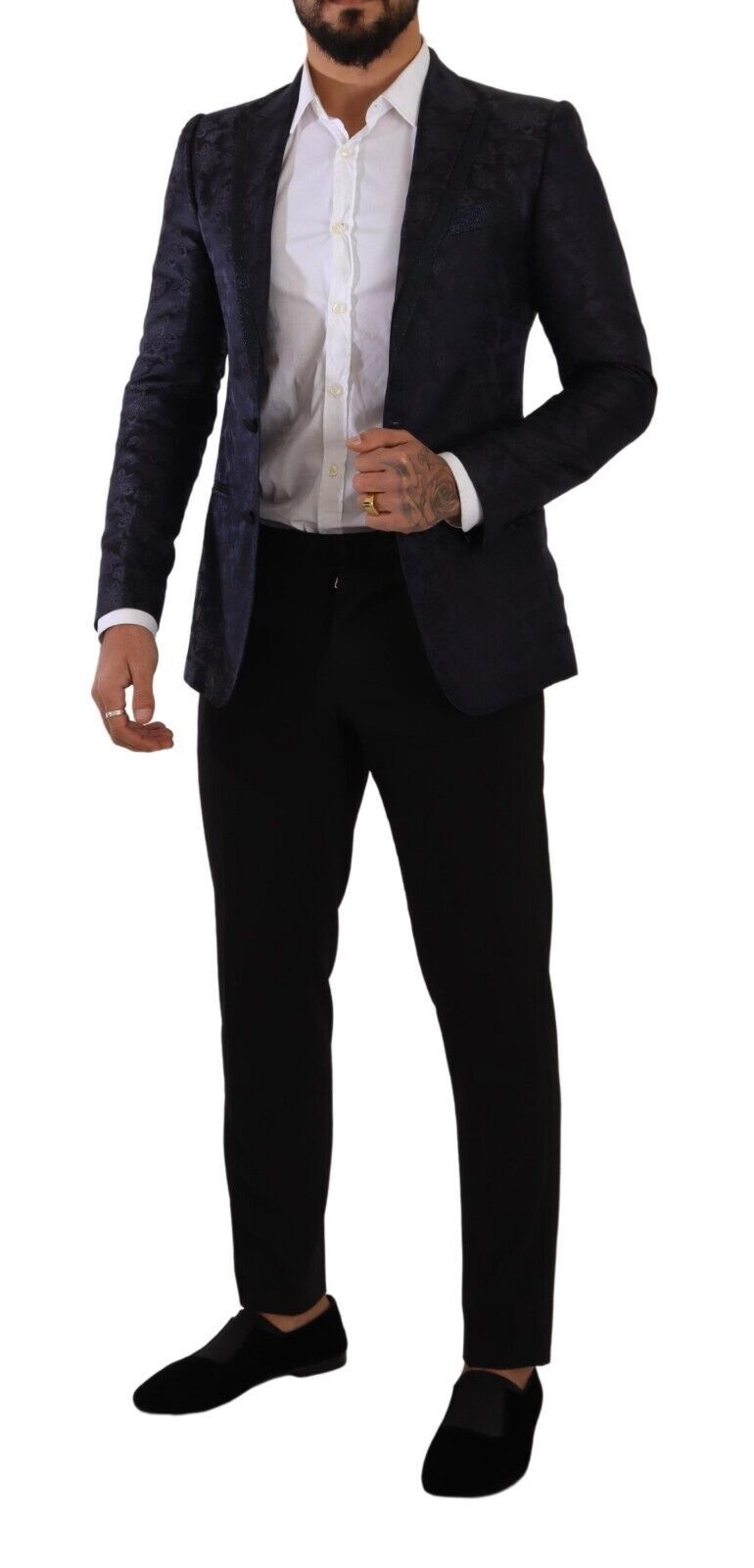 Dolce & Gabbana Blue Blazer for Men side view