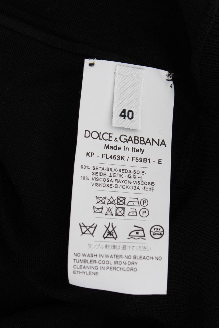 Dolce & Gabbana Black Polo Shirt for Women additional view