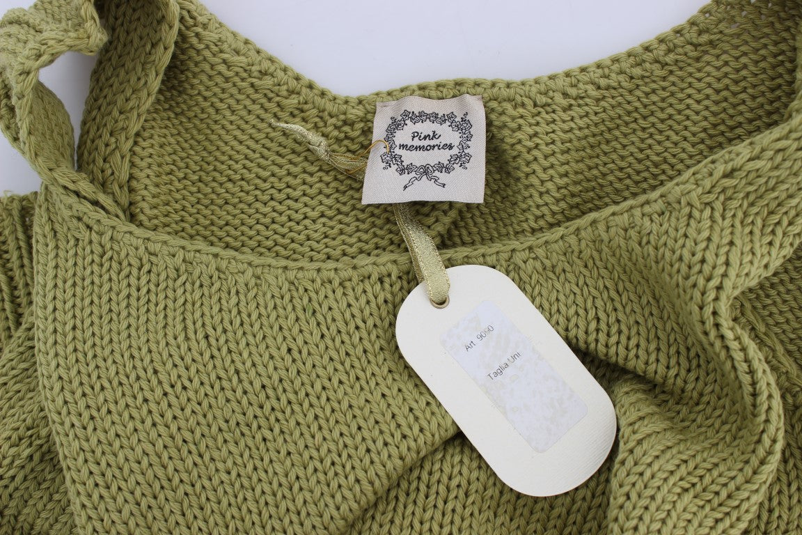 PINK MEMORIES Green Sleeveless Sweater additional view