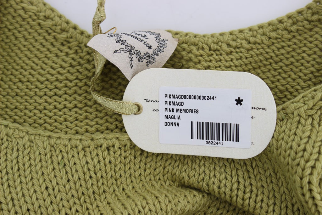 PINK MEMORIES Green Sleeveless Sweater additional view