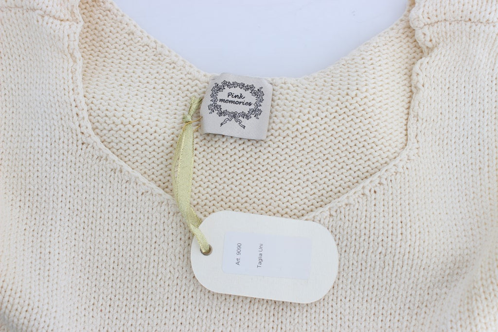 PINK MEMORIES Beige Sleeveless Sweater additional view