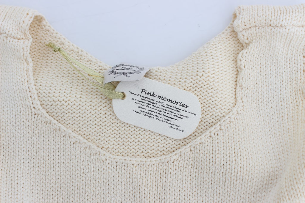 PINK MEMORIES Beige Sleeveless Sweater additional view