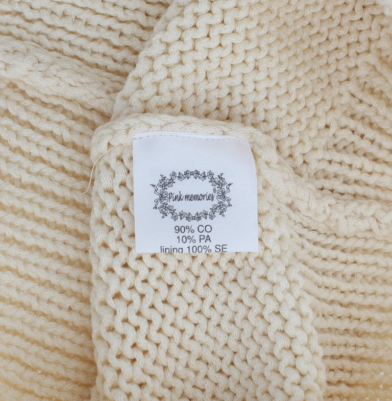 PINK MEMORIES Beige Sleeveless Sweater additional view