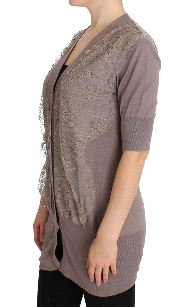 PINK MEMORIES Purple Cardigan for Women alternate view
