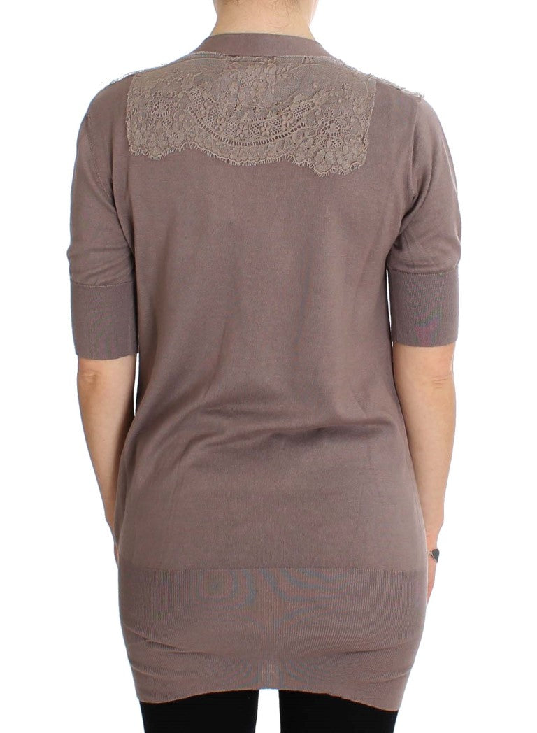 PINK MEMORIES Purple Cardigan for Women detail view