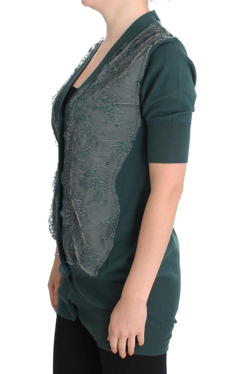 PINK MEMORIES Green Cardigan for Women alternate view