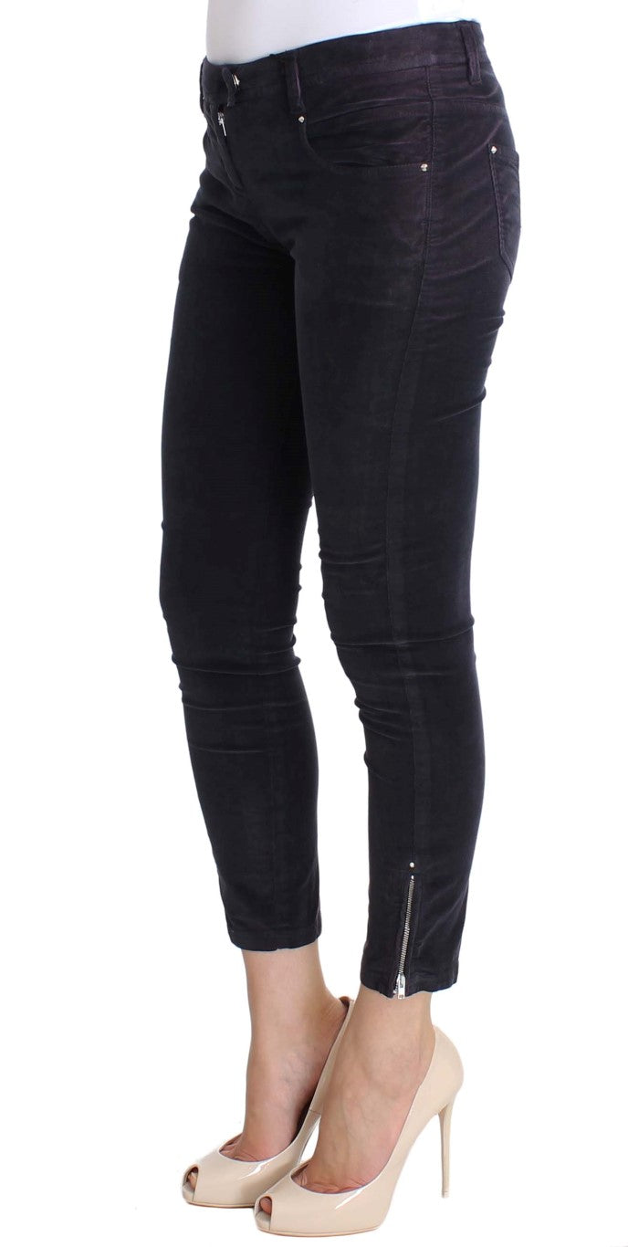 Costume National Purple Slim Fit Jeans for Women alternate view