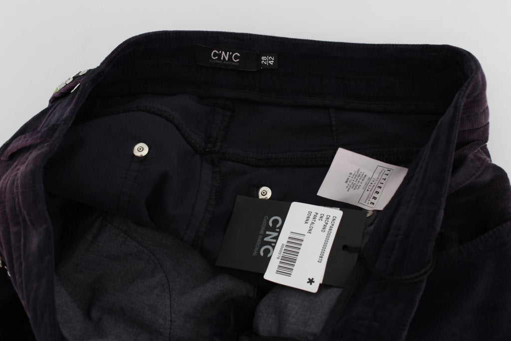 Costume National Purple Slim Fit Jeans for Women additional view
