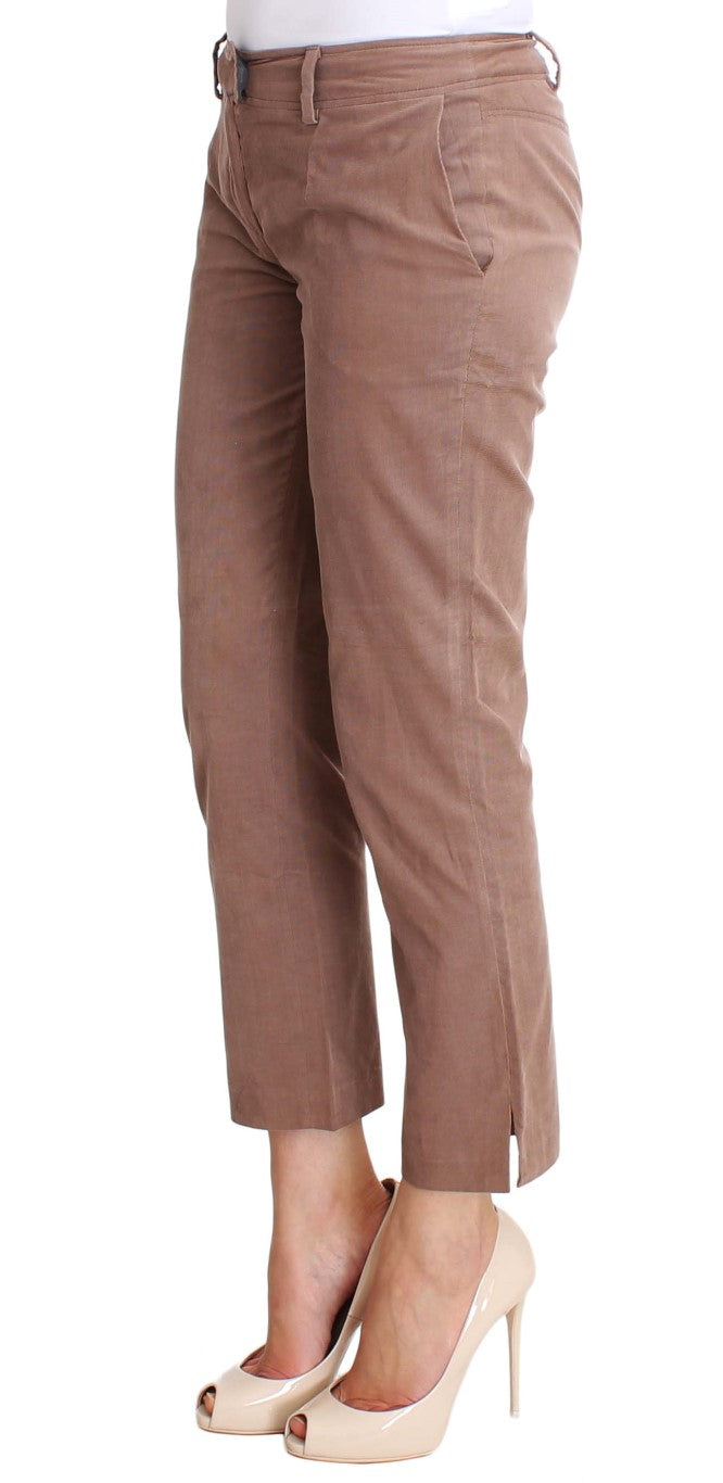 Costume National Brown Cropped Pants for Women alternate view