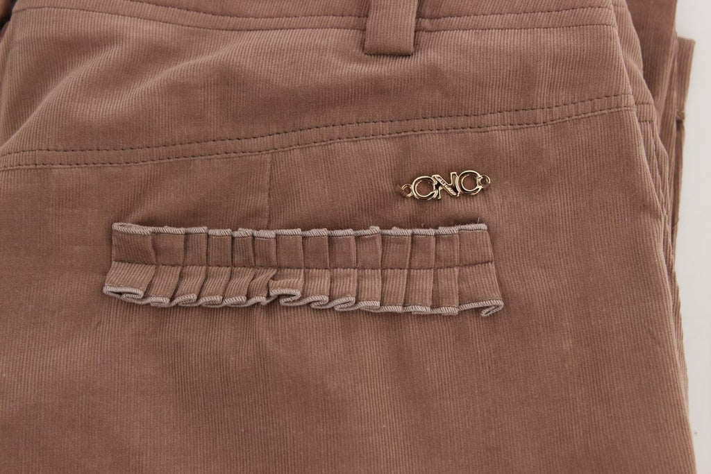 Costume National Brown Cropped Pants for Women additional view