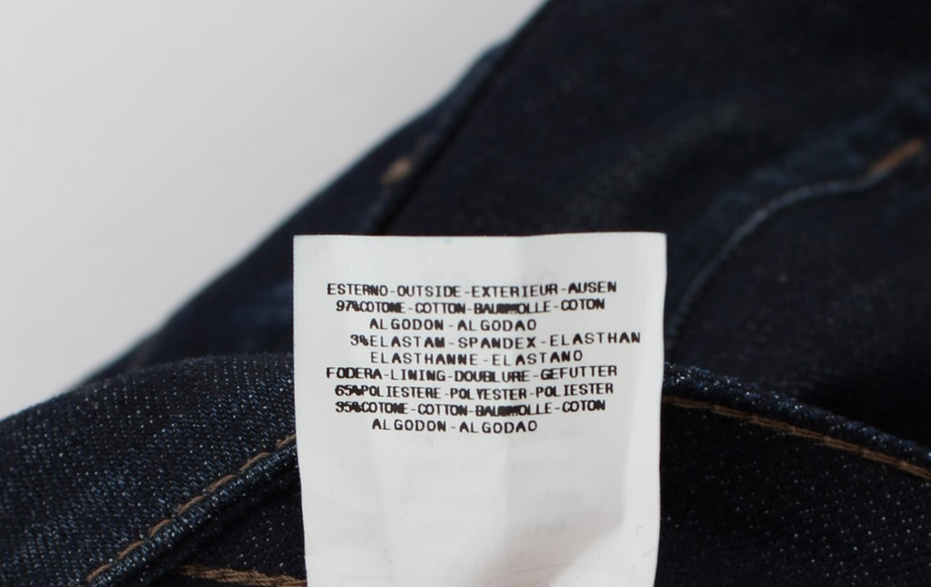 Jean slim stretch en coton bleu Costume National