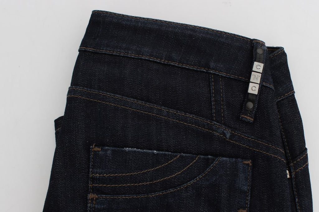 Jean slim stretch en coton bleu Costume National