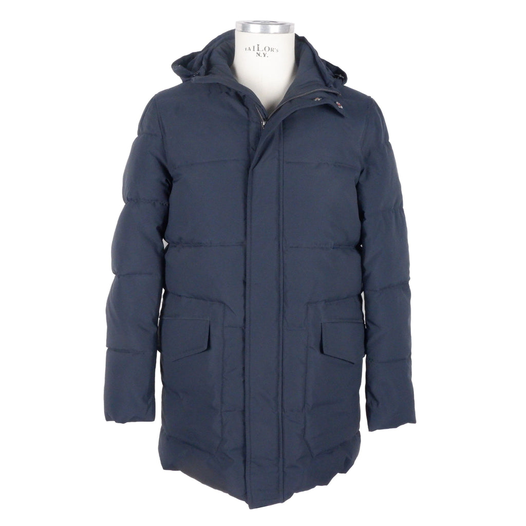 Veste en polyester bleue Emilio Romanelli