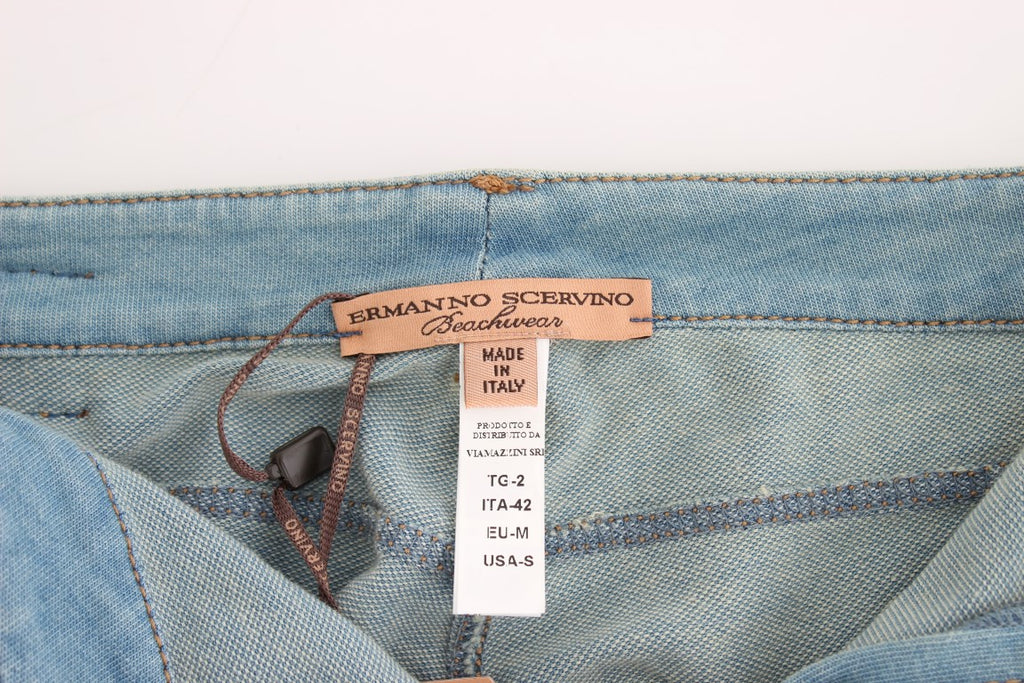 Ermanno Scervino Blue Cropped Jeans for Women additional view