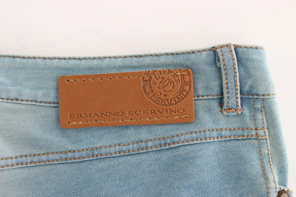 Ermanno Scervino Blue Cropped Jeans for Women additional view