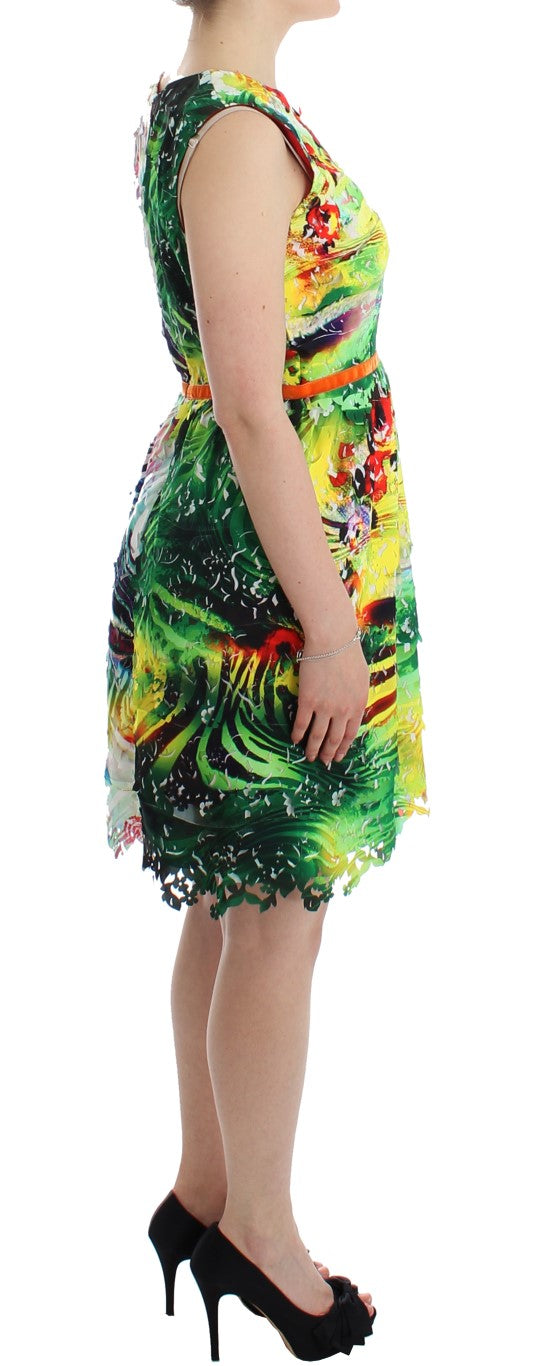 Lanre Da Silva Ajayi Multicolor Midi Dress for Women side view
