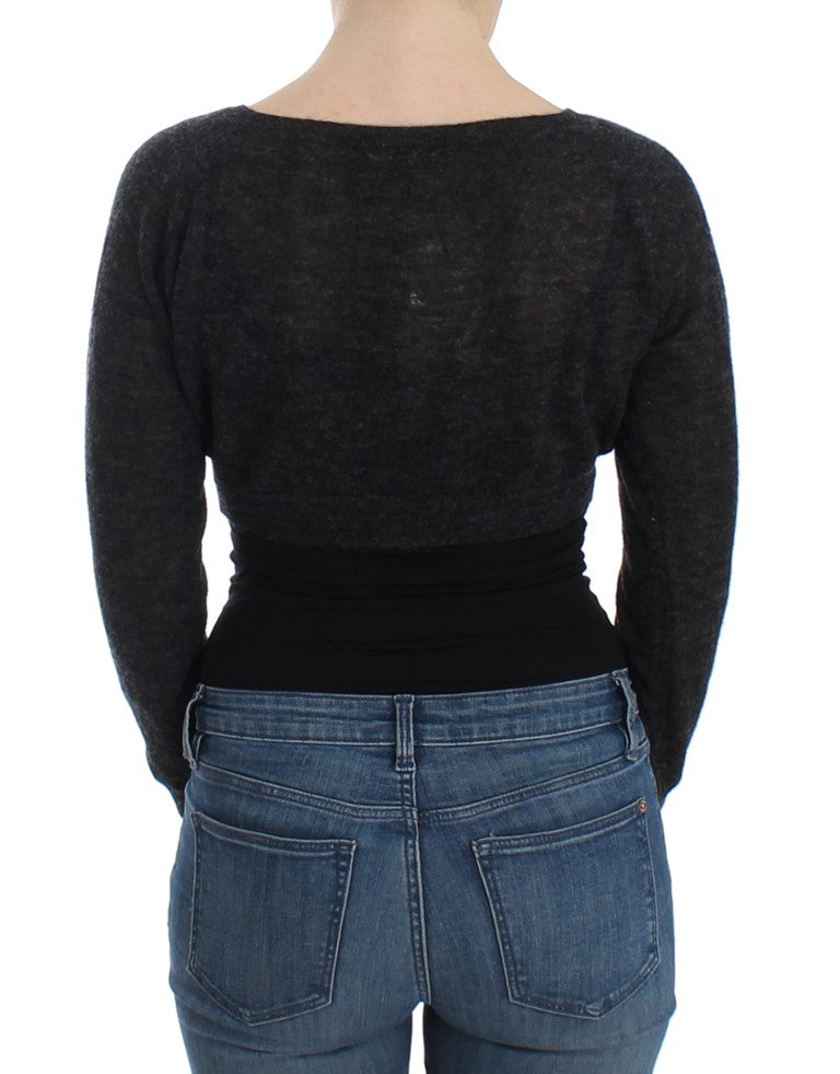 Ermanno Scervino Grey Cardigan for Women detail view